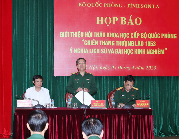 Họp báo giới thiệu Hội thảo về Chiến thắng Thượng Lào 1953 -0