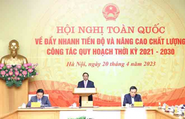 Thủ tướng Phạm Minh Chính chủ trì Hội nghị toàn quốc về công tác quy hoạch -0
