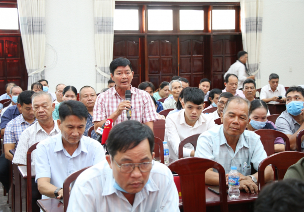 Phó Chủ tịch Thường trực Quốc hội Trần Thanh Mẫn tiếp xúc cử tri tại huyện Châu Thành A, Hậu Giang -0