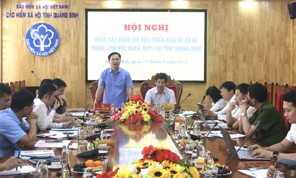 Khảo sát việc thực hiện Đề án 06 BHXH tỉnh Quảng Bình -0