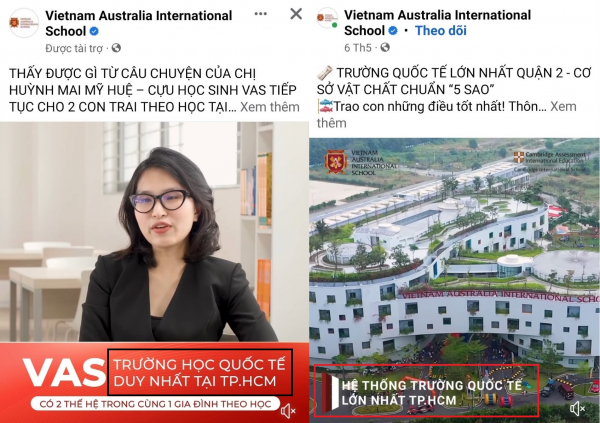Quảng cáo “nổ” sai sự thật, Trường Quốc tế Việt Úc (VAS) có đang lừa dối?