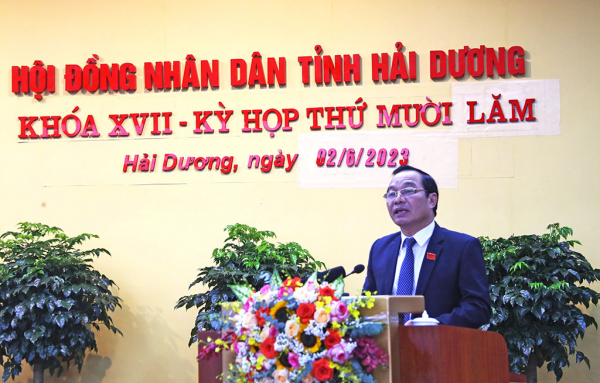 Ông Lê Văn Hiệu được bầu giữ chức Chủ tịch HĐND tỉnh Hải Dương -0