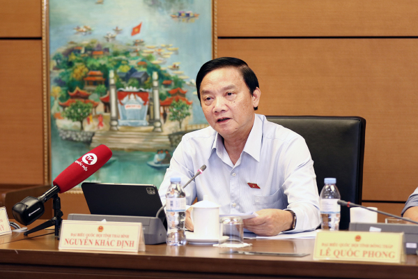 Phó Chủ tịch Quốc hội Nguyễn Khắc Định: Điều tiết nước như điều tiết điện -0