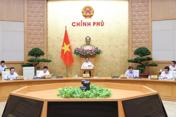 Thủ tướng Phạm Minh Chính chủ trì Phiên họp Chính phủ chuyên đề xây dựng pháp luật tháng 6.2023 -0