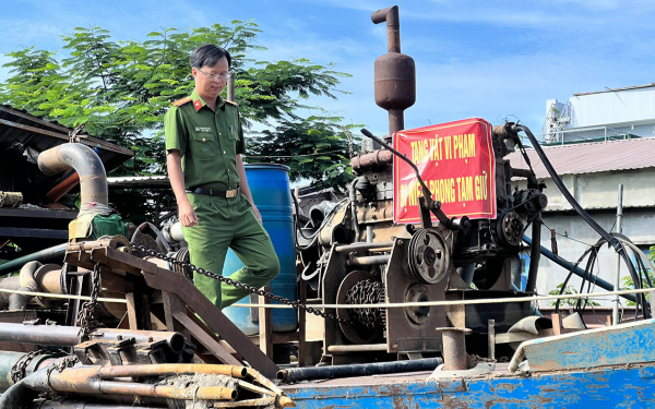 Ngăn chặn hoạt động “đánh cắp” tài nguyên Quốc gia tại Bình Thuận