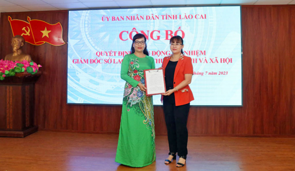 Bà Nguyễn Thị Hải Anh làm Giám đốc Sở Lao động, Thương binh và Xã hội Lào Cai -0