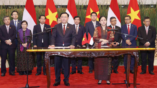 Truyền thông Indonesia nhấn mạnh ý nghĩa của hợp tác liên nghị viện với Việt Nam -0