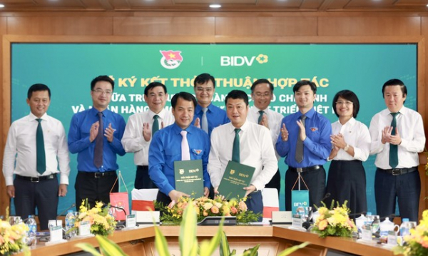 BIDV và Trung ương Đoàn ký kết thỏa thuận hợp tác -0