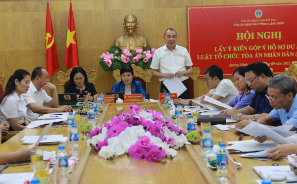 Quảng Ninh: Nhiều ý kiến góp ý hoàn thiện dự án Luật tổ chức Tòa án nhân dân (sửa đổi) -0