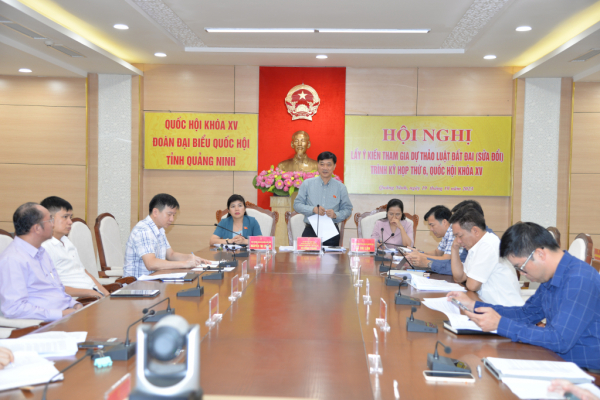 Quảng Ninh: Đoàn ĐBQH tỉnh lấy ý kiến tham gia vào dự thảo Luật Đất đai (sửa đổi) -0