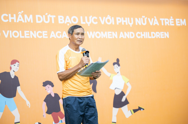 Trận bóng đá giao hữu “Tô cam Giấc Mơ”: Vì một tương laian toàn cho phụ nữ và trẻ em -1