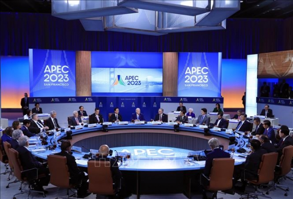Chủ tịch nước Võ Văn Thưởng dự Đối thoại giữa các nhà Lãnh đạo APEC với các khách mời -0