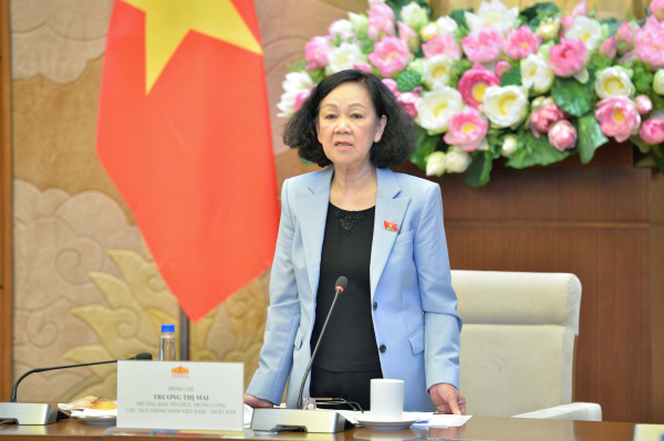 Thường trực Ban Bí thư Trương Thị Mai chủ trì cuộc họp lần thứ Tư Nhóm Nghị sĩ hữu nghị Việt Nam – Nhật Bản -5