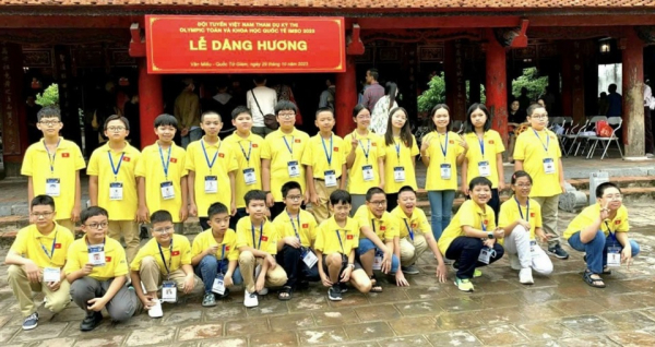 Đoàn Việt Nam dẫn đầu tại kỳ thi toán và khoa học quốc tế IMSO 2023 -0