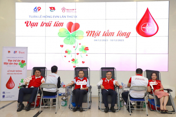 EVN triển khai chương trình hiến máu tình nguyện - Tuần lễ hồng EVN lần thứ IX
 -0