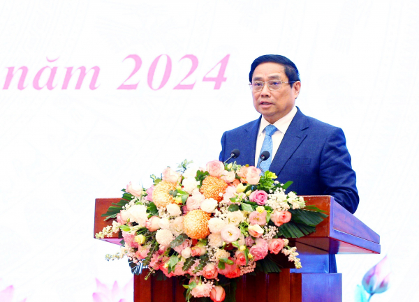 Thủ tướng dự Hội nghị tổng kết năm 2023 ngành Văn hóa, Thể thao và Du lịch -0