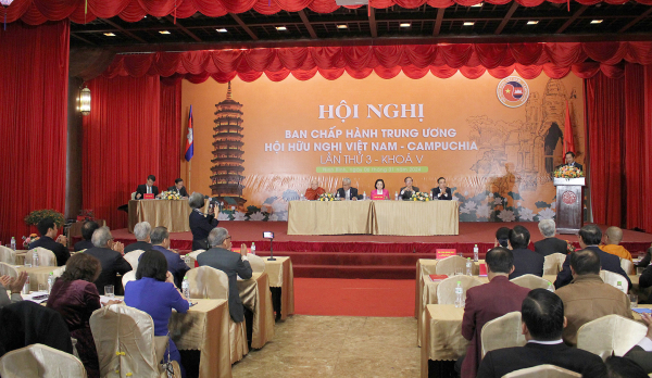 Trưởng Ban Công tác đại biểu Nguyễn Thị Thanh chủ trì Hội nghị Ban Chấp hành Trung ương Hội hữu nghị Việt Nam - Campuchia