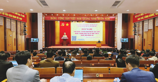 Quảng Ninh: Phổ biến, tuyên truyền các luật được thông qua tại Kỳ họp thứ Sáu, Quốc hội Khóa XV   -0