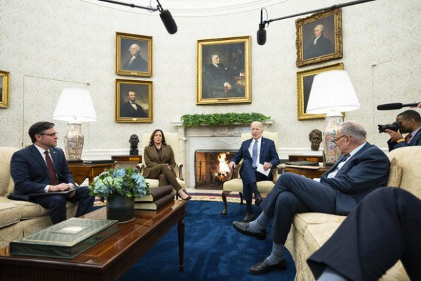 Tổng thống Biden gặp lãnh đạo Quốc hội: chưa thể giải quyết khúc mắc -0