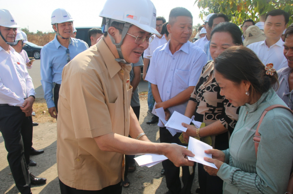 Phó Chủ tịch Quốc hội Nguyễn Đức Hải kiểm tra tiến độ Dự án Vành đai 3 TP. Hồ Chí Minh -1