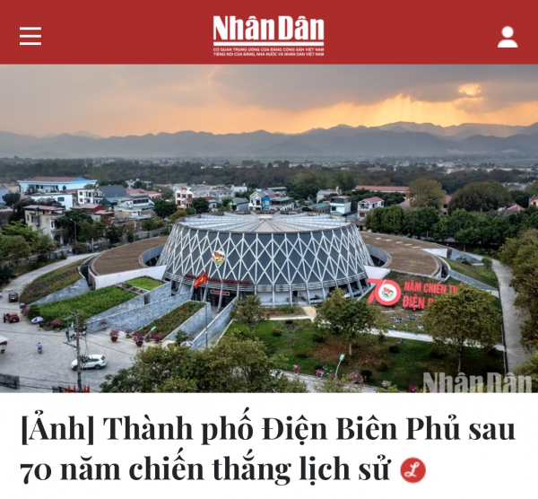 Đợt thông tin đặc biệt về chiến thắng Điện Biên Phủ trên Báo Nhân Dân -0