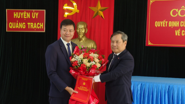 Quảng Bình: Hai giám đốc Sở giữ chức Bí thư Huyện ủy Tuyên Hóa và Quảng Trạch  -0