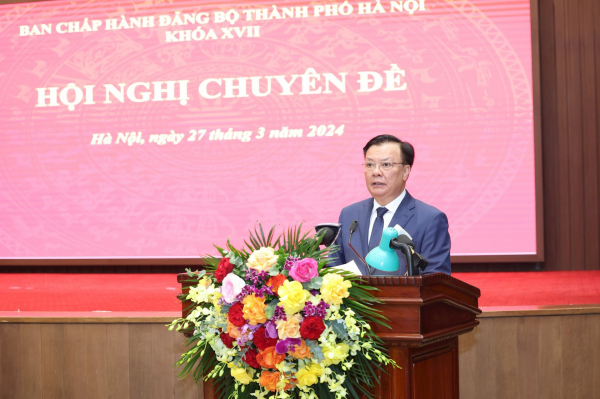 Thành ủy Hà Nội xem xét nhiều nội dung quan trọng tại hội nghị chuyên đề -0