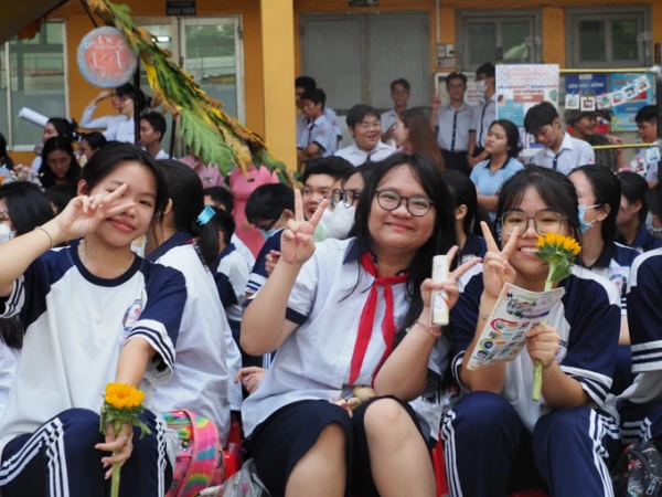 TP. Hồ Chí Minh: Hơn 550 học sinh lớp 9 trải nghiệm môi trường học cấp THPT  -0