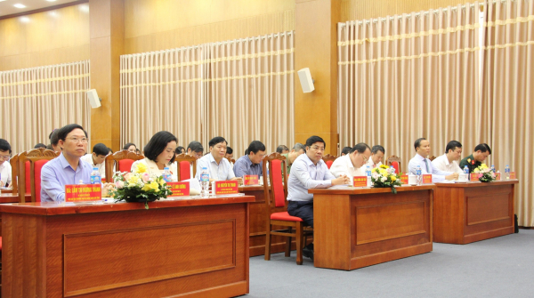 Trưởng Ban Công tác đại biểu Nguyễn Thị Thanh dự Hội nghị đánh giá tình hình triển khai, tổ chức thực hiện các nghị quyết của HĐND tỉnh Bắc Giang -0