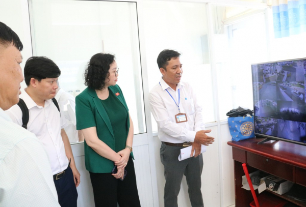 Đoàn giám sát Ủy ban Thường vụ Quốc hội kiểm tra về trật tự an toàn giao thông tại Kiên Giang