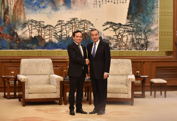 Phó Thủ tướng Chính phủ Trần Lưu Quang hội kiến Ủy viên Bộ Chính trị, Chủ nhiệm Văn phòng Công tác đối ngoại Trung ương, Bộ trưởng Bộ Ngoại giao Trung Quốc Vương Nghị -0