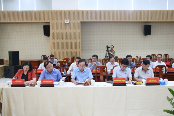 Đoàn giám sát của Ủy ban Thường vụ Quốc hội làm việc với UBND TP. Biên Hoà -0