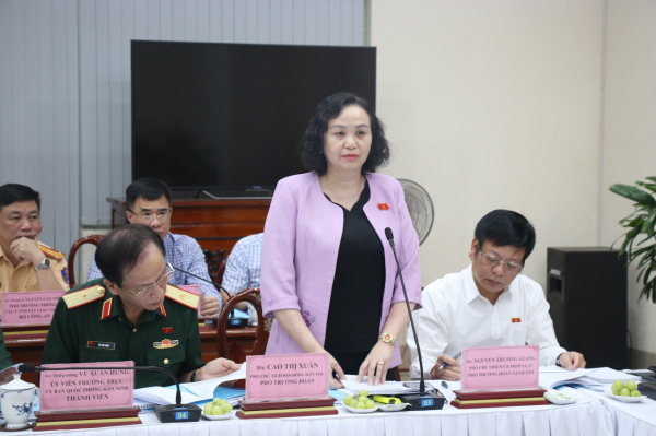 Đoàn giám sát của Ủy ban Thường vụ Quốc hội làm việc với UBND tỉnh Đồng Nai -0