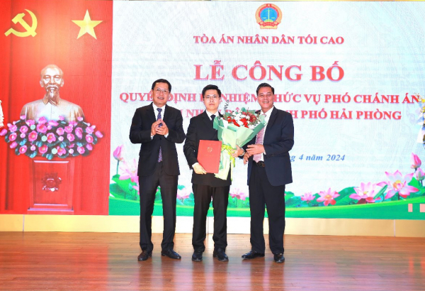 Ông Phạm Xuân Duy được bổ nhiệm Phó Chánh án TAND thành phố Hải Phòng -0
