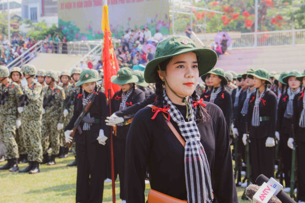 Hợp luyện diễu binh chào mừng Lễ Kỷ niệm 70 năm Chiến thắng Điện Biên Phủ -3