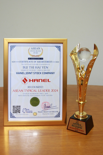 Hanel và Tổng giám đốc Hanel được vinh danh tại Lễ trao giải Thương hiệu Mạnh ASEAN 2024 -0