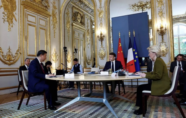 Cuộc gặp 3 bên giữa lãnh đạo Trung Quốc - EU - Pháp đã giúp tăng cường hiểu biết lẫn nhau -0