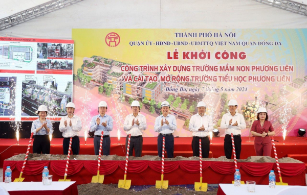 Hà Nội: Khởi công xây dựng Trường Mầm non Phương Liên -0
