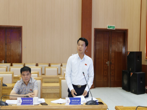 Đoàn Đại biểu Quốc hội tỉnh Lai Châu làm việc tại PC Lai Châu -0