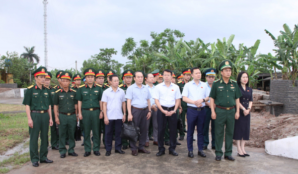 Đoàn khảo sát của Ủy ban Quốc phòng và An ninh làm việc với UBND huyện Kim Động, tỉnh Hưng Yên -0