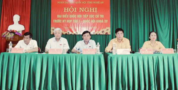 Nghệ An: Cử tri huyện Thanh Chương đề xuất 29 nội dung liên quan đến kinh tế - xã hội, quốc phòng - an ninh -0