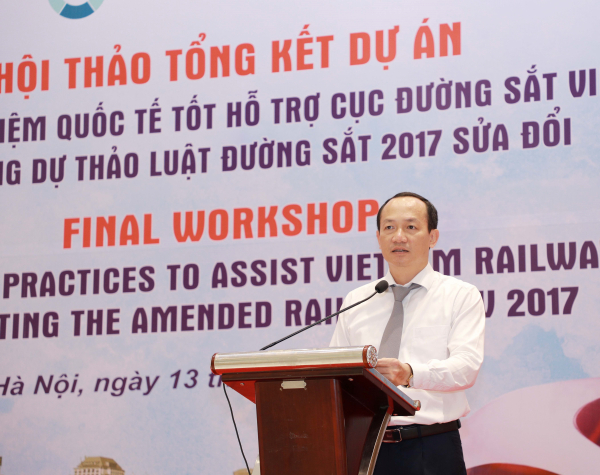 Cục trưởng Cục Đường sắt Việt Nam Trần Thiện Cảnh (ảnh box)
