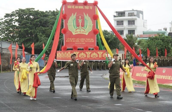 Nhiều tỉnh thành khu vực ĐBSCL ra mắt Lực lượng tham gia bảo vệ a ninh trật tự ở cơ sở -0