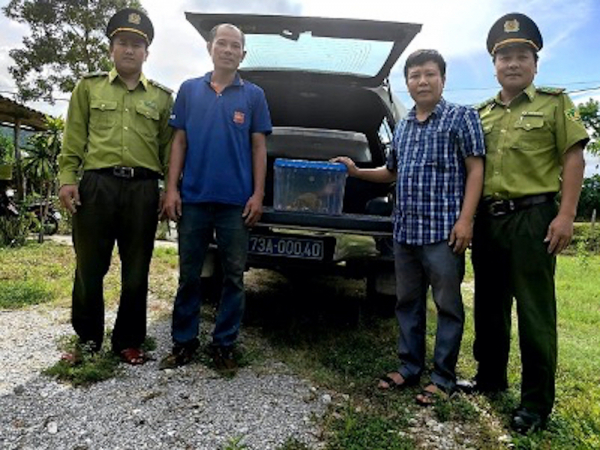 Quảng Bình: Người dân tự nguyện giao nộp nhiều loài động vật rừng quý hiếm  -0