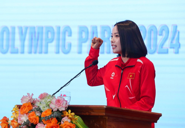 Lễ xuất quân Đoàn thể thao Việt Nam dự Olympic Paris 2024 -0