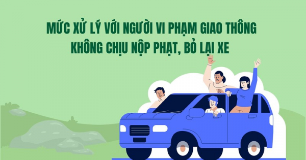 Người vi phạm giao thông không nộp phạt, bỏ lại phương tiện sẽ bị xử lý như thế nào -0