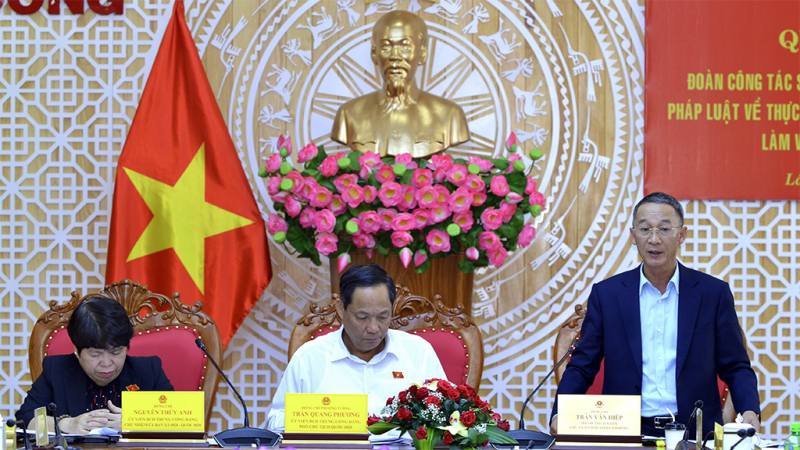 Phó Chủ tịch Quốc hội, Thượng tướng Trần Quang Phương chủ trì cuộc làm việc với UBND tỉnh Lâm Đồng về giám sát thực hành tiết kiệm, chống lãng phí -0