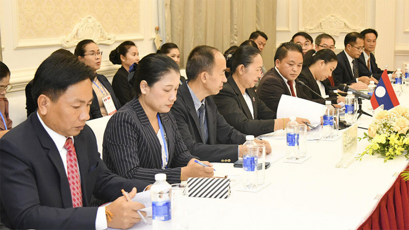 Tổng Thư ký Quốc hội, Chủ nhiệm Văn phòng Quốc hội Bùi Văn Cường hội đàm với Tổng Thư ký Quốc hội Lào -0