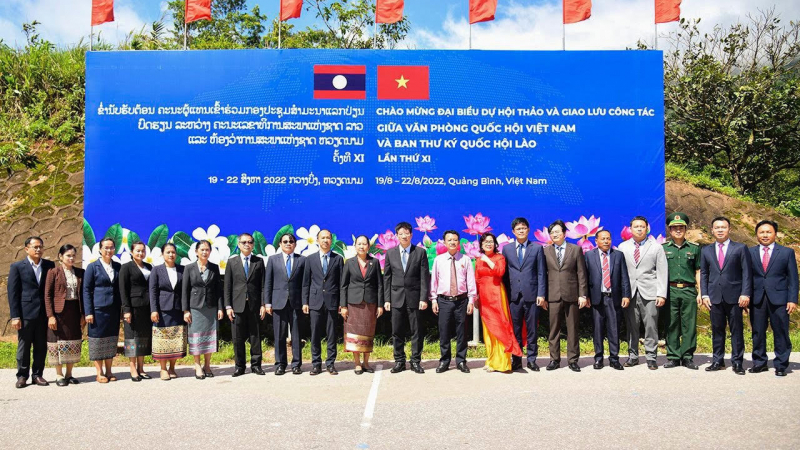 Một số hình ảnh Đoàn đại biểu Ban Thư ký Quốc hội Lào đến Việt Nam tham dự Hội thảo và Giao lưu công tác với Văn phòng Quốc hội Việt Nam