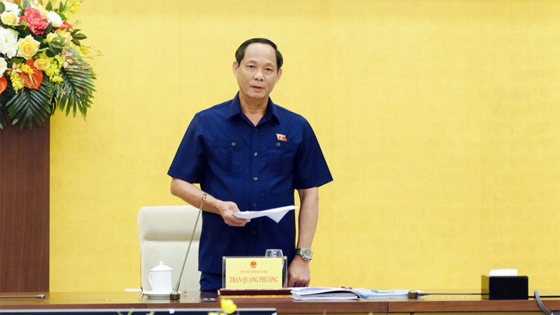 Phó Chủ tịch Quốc hội Trần Quang Phương chủ trì làm việc với Bộ Nông nghiệp và Phát triển nông thôn về thực hành tiết kiệm, chống lãng phí -2